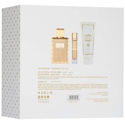 Lattafa The Kingdom Men Комплект (EDP 100ml + EDP 12ml + SG 100ml) за Мъже