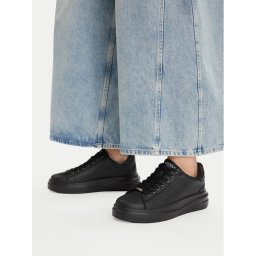 Guess Сникърси Elbina FLFELB LEA12 Черен
