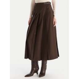 Weekend Max Mara Пола тип трапец Fastoso 2525106062 Кафяв Regular Fit
