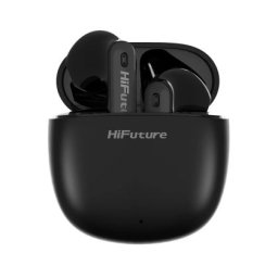 Слушалки HiFuture ColorBuds2 Black, Fashion TWS Earbuds, *5+15hours Play time, Bluetooth 5.3, 10MM Driver, Soft Bass, Comfort Fit, Colorful option