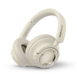 Слушалки HiFuture FutureTour X Champagne Gold, Hybrid Active Noise Canceling, 35-Hour Playtime, Memory Protein Foam Cover, AI Enhanced Crystal-Clear Call, Wireless 5.4, AUX Cable