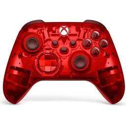 Геймпад Microsoft Xbox Series X Pulse Cipher Red, безжичен, за PC/Xbox Series X/S, червен