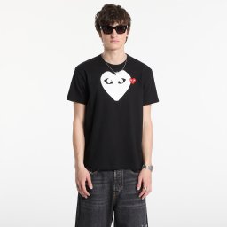 Тениска Comme des Garçons PLAY T-Shirt Red Emblem Knit UNISEX Black L