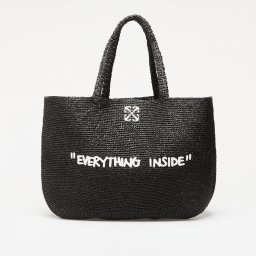 Чанта Off-White Jitney Tote Quote Black Universal