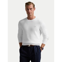 Polo Ralph Lauren Пуловер 710918163504 Бял Regular Fit