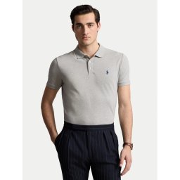 Polo Ralph Lauren Тениска с яка и копчета 710941439004 Сив Custom Slim Fit