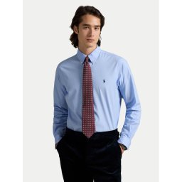 Polo Ralph Lauren Риза 710929349009 Светлосиньо Custom Fit