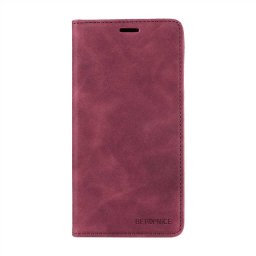 Калъф страничен flip марка YIKATU за Motorola G57 Power 5G – винено червен