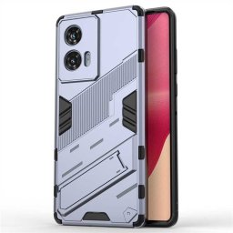 Хибриден гръб със стойка марка BIBERCAS за Motorola Edge 50 Fusion 5G - сив
