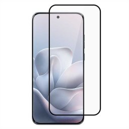 Удароустойчив стъклен протектор за Motorola Edge 70 Fusion 5G - с черна рамка