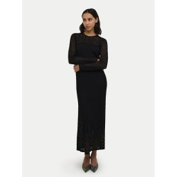 Karen by Simonsen Плетена рокля Naomi10104858 Тъмносин Straight Fit