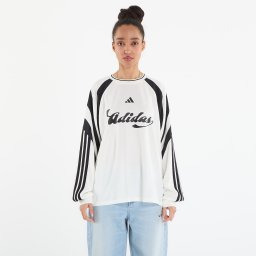 Тениска adidas House Of Tiro Long Sleeve Jersey Off White/ Black S