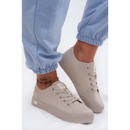 Дамски бежови маратонки LEE AVA C LOW