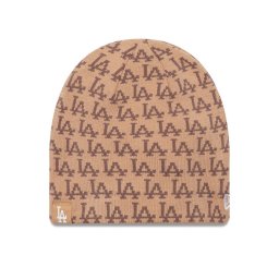 New Era Шапка Jacquard Skull Bean 60565440 Бежов