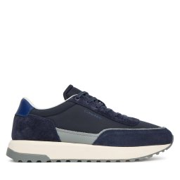 Сникърси Calvin Klein Low Top Lace Up Repreve Mix HM0HM01714 Тъмносин