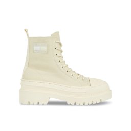 Tommy Jeans Зимни обувки Tjw Foxing Canvas Boot EN0EN02216 Бежов