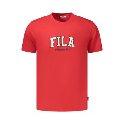 Червена мъжка тениска Fila