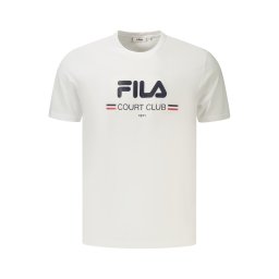 Бяла тениска с къс ръкав FILA
