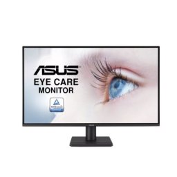 Монитор Asus VA27AQ Eye Care Monitor, 27 ", IPS, QHD, 99% sRGB, Frameless, HDMI, DisplayPort, VGA, 1ms MPRT, Stereo Speakers, Low Blue Light, Flicker Free, Wall Mountable, Black