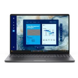 Лаптоп Dell Pro 16 PC16250, Intel 5 120U (10 cores, up to 5.0 GHz), 16" FHD+(1920x1200) 300nits AG, 8 GB: 1x8 GB, DDR5, 5600 MT/s, 512 GB TLC SSD, Intel Graphics, FHD HDR IR Cam and Mic, Wi-Fi 6E, FPR, Backlit Kb, Win11 Pro, Magnetite, 3Y PS