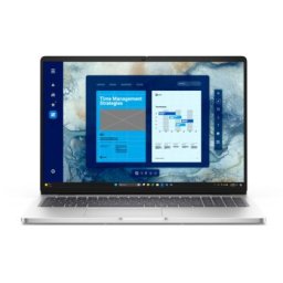 Лаптоп Dell Pro 16 PC16250, Intel Ultra 7 255U (12 TOPS NPU, 12 cores, up to 5.2 GHz), 16" FHD+(1920x1200) IPS, 300nits AG, 16 GB: 1 x 16 GB, DDR5, 5200 MT/s, 1 TB SSD, Intel graphics, FHD HDR IR Cam and Mic, Wi-Fi 6E, FPR, Backlit Kb, Win 11 Pro, Platinu