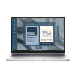 Лаптоп Dell Pro 16 PC16255, AMD Ryzen AI 5 PRO 340 (22 MB, 6C, up to 4.8 GHz), 16.0" FHD+(1920x1200) IPS, AG, 300nits, 1x16 GB, DDR5, 5600 MT/s, 512 GB SSD, AMD Radeon 840M, FHD HDR+IR Cam and Mic, Wi-Fi 6E, FPR, Backlit Kb, Win 11 Pro, 3Y PS, Platinum s