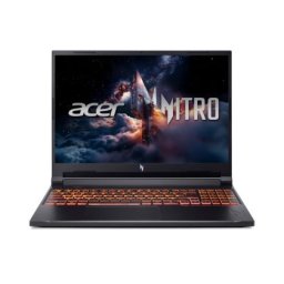 Лаптоп Acer Nitro V16, Intel Core 9 270H(14C/20T, up to 5.80 GHz, 24MB),16" WQXGA (2560X1600) IPS 180Hz, 16GB, 1000GB SSD, RTX 5070 8GB GDDR7 , WiFi 6, BT.5.2, HD Cam, Micro SD card, KB Backlit, Linux , Black+Acer 15.6" Nitro Gaming Backpack Black/Red