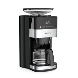 Krups KM832810 Grind & Brew – филтърна кафемашина с мелачка, 1.25L, 1000W, таймер