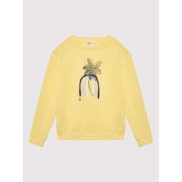 Roxy Суитшърт Oh Happy Day ERGFT03724 Жълт Regular Fit