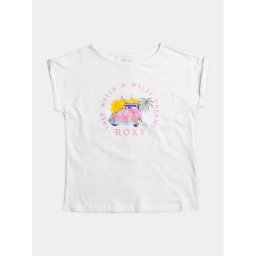 Roxy Тишърт Trouble Fr Me A Tees ERGZT03994 Бял Regular Fit