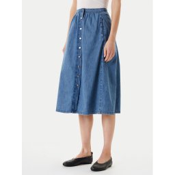 United Colors Of Benetton Пола тип трапец 4KOWD004Q Син Regular Fit
