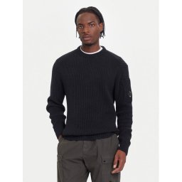 C.P. Company Пуловер 19CMKN307A006170A Черен Regular Fit