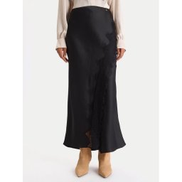 BOSS Макси пола C_Vlace 50548389 Черен Slim Fit