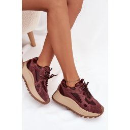 BIG STAR SHOES Кожени Кецове На Платформа Дамски Big Star