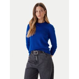 Calvin Klein Пуловер LV044D370G Син Regular Fit