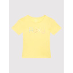 Roxy Тишърт Short Sleeve ERGZT03845 Жълт Regular Fit