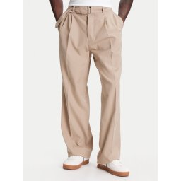 Tommy Hilfiger Текстилни панталони F1 Movie Public MW0MW41373 Бежов Straight Fit
