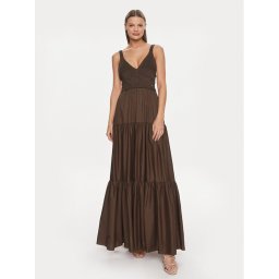 Liu Jo Лятна рокля MA4070 MA23A Кафяв Regular Fit