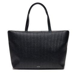 Дамска чанта Calvin Klein Mini Line Quilt Medium Shopper K60K613077 Черен