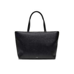Calvin Klein Дамска чанта Mini Line Quilt Medium Shopper K60K613077 Черен
