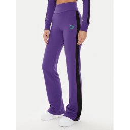 Puma Долнище анцуг DUA LIPA 536629 Виолетов Slim Fit