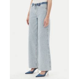 Guess Jeans Дънки W5YA0Y D5M56 Син Wide Leg