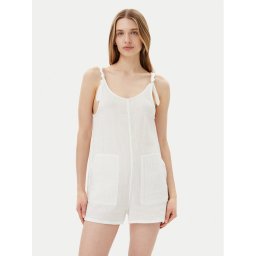 Volcom Гащеризон с презрамки Lil Tie B2812501 Бял Relaxed Fit