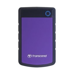 Твърд диск Transcend 1TB, 2.5" Portable HDD, StoreJet H3, Purple, Anti-shock
