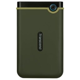 Твърд диск Transcend 1TB, 2.5" Portable HDD, StoreJet M3, Military Green, Slim