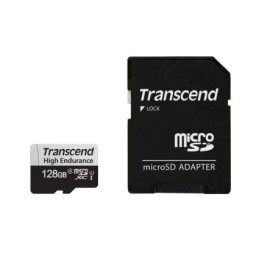 Памет Transcend 128GB micro SD w/ adapter U1, High Endurance