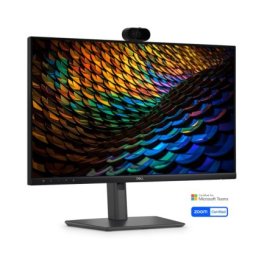 Монитор Dell P2426HEB, 23.8" Conferencing Monitor, IPS Anti-Glare, 5ms, 120 Hz, 1500:1, 300 cd/m2, FHD 1920x1080, 99% sRGB, HDMI, Display Port, USB-C Hub, RJ45, Webcam, Mic, Speacers, KVM Switch, PD 90W, Height Adjustable, Pivot, Swivel, Tilt, Black