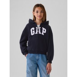 GAP Children's fleece oversized sweatshirt with logo - Girls