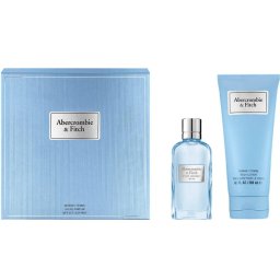 Abercrombie & Fitch First Instinct Blue for Her Комплект (EDP 50ml + BL 200ml) за Жени