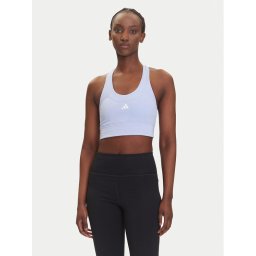 adidas Спортен сутиен Run Pocket JI5991 Виолетов Slim Fit